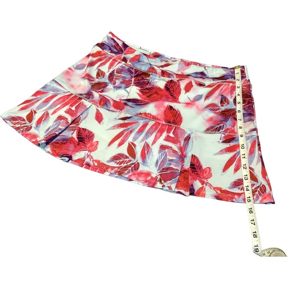Reel Legends Women's  Athletic Floral Skirt Activewear Pull On Skort Size PLarge - Picture 4 of 12